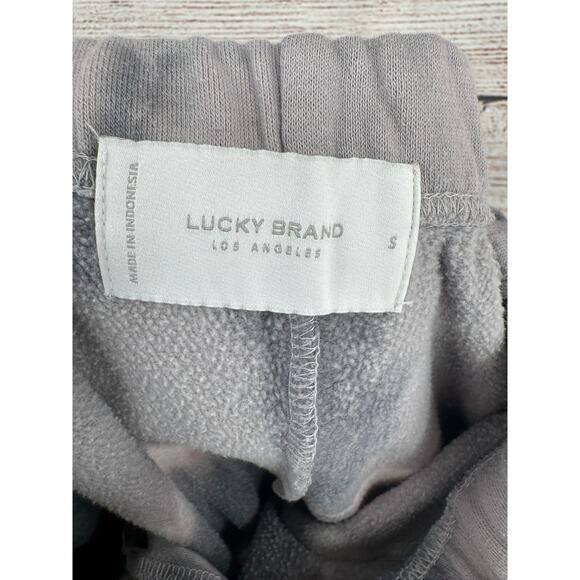 Lucky Brand Tie Dye Jogger Sweatpants Womens Small Gray White Chill at Home - Picture 7 of 12
